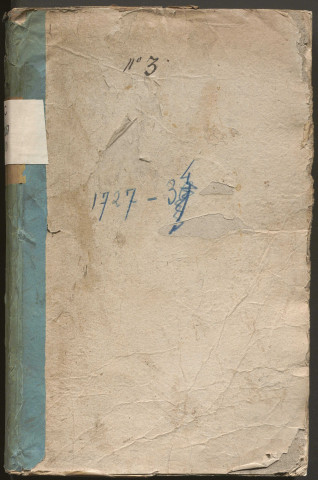 18 mars 1727-31 décembre 1734