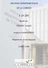 Répertoire chronologique : 1738-1780