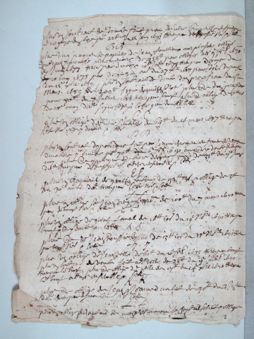Répertoire chronologique : juillet 1665-novembre 1692