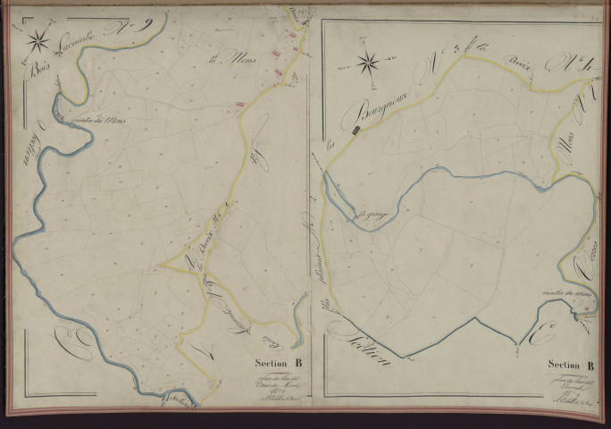 Sections B8-B9 des Terres du Mons et de Lacombe