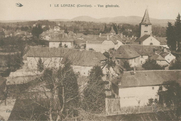 Le Lonzac : "1 Le Lonzac (Corrèze). - Vue générale.".