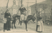 Folklore : "Types du Centre - 574 - Laitières corréziennes".