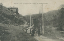 Voutezac : "Corrèze - 19. Le Saillant - Route de l'usine électrique".