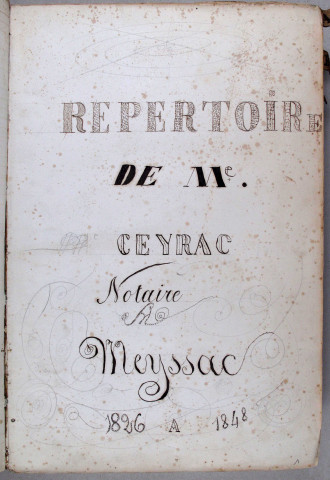 Répertoire alphabétique : A-V