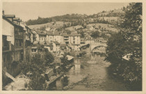 Tulle : "La douce France - 730 Tulle (Corrèze) - Le quartier et le pont de Souilhac".
