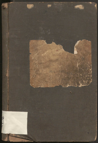 Délibérations du conseil municipal. 1er octobre 1905-21 avril 1912
