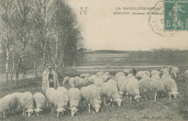 Sornac : "La Bachèlerie-Sornac - Adeline, gardeuse de moutons".