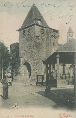 Allassac : "137 - Allassac - l'église".