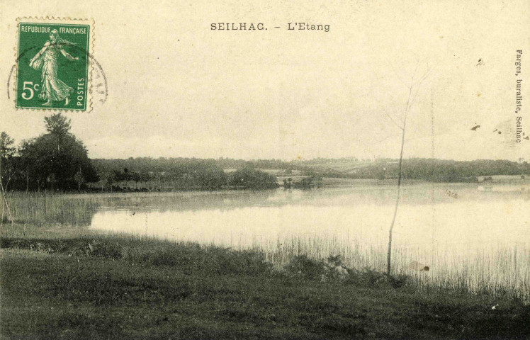 "Seilhac. l'Etang".