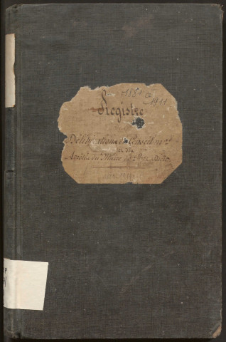 Délibérations du conseil municipal. 15 janvier 1881-26 mars 1911