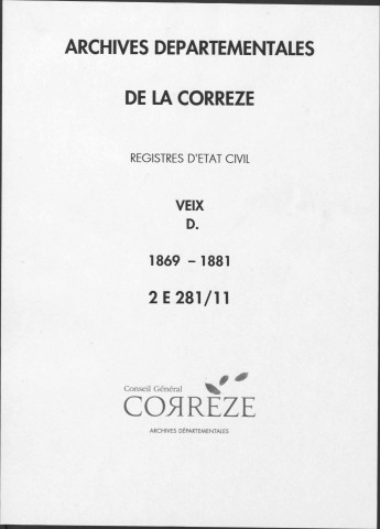 Décès (1869-1881)