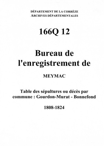 Communes de Gourdon-Murat, Bonnefond