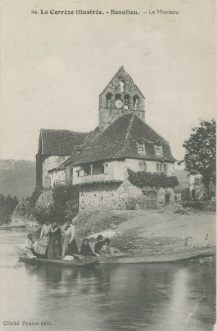 Beaulieu-sur-Dordogne : "64. La Corrèze illustrée - Beaulieu. - Le monturu".