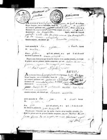 Naissances (1800-1842)