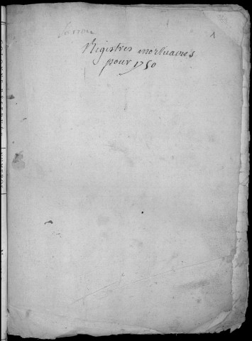 Sépultures (1750-1759)
