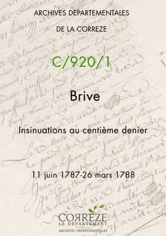 11 juin 1787-26 mars 1788