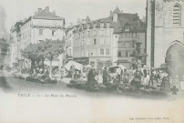 Tulle : "Tulle - 10 - La place du marché".