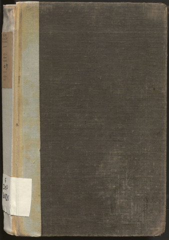 Délibérations du conseil municipal. 14 mai 1893-2 novembre 1913