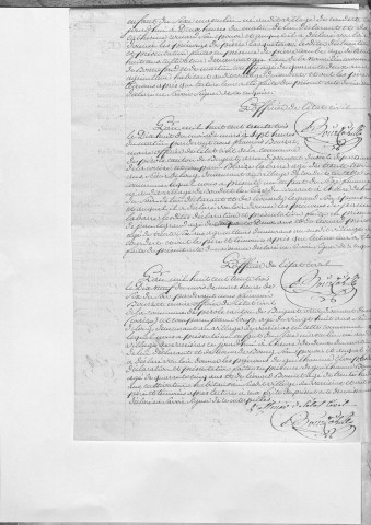 Naissances, mariages, décès (1833-1842)