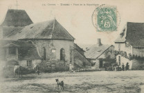 Ussac : "574. Corrèze - Ussac - Place de la République".