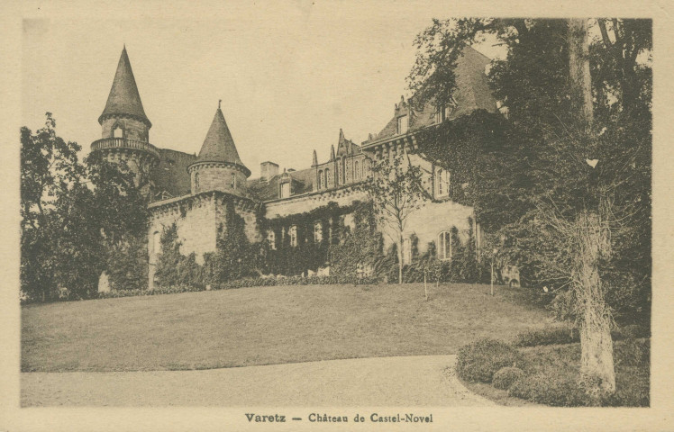 Varetz : " Varetz - Château de Castel-Novel".