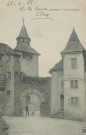 Corrèze : "Corrèze - Porte et église".