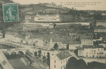 Tulle : "151- Tulle - Vue sur le Quartier La Barrière prise de la nouvelle route de l'Ecole d'instituteurs".
