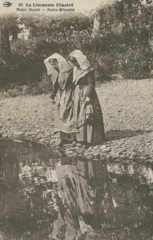 Folklore : "32. Le Limousin illustré - Notre miroir - Notro miroulet".