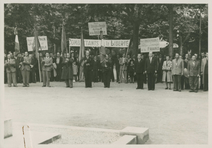 Cérémonie des combattants de la Liberté, 14 juillet 1948.