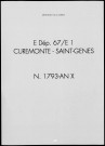 Naissances (1793-1802)