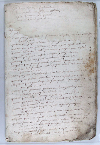 Répertoire chronologique : 1 janvier 1786-29 pluviôse an VII