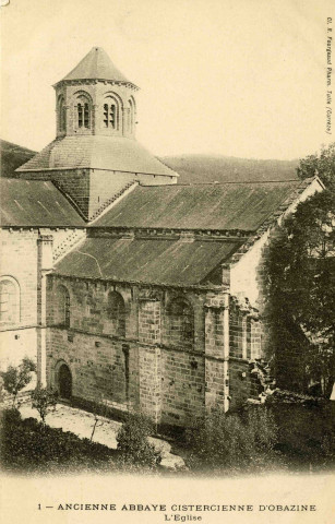 "1 - Ancienne Abbaye Cistercienne d'Obazine. L'Eglise."