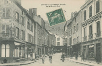 Bort-les-Orgues : "Corrèze - 20 - Bort, entrée de la grande rue".