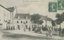 Sainte-Féréole : "261. Corrèze - Ste-Féréole - La place".