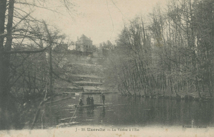Uzerche : "J - 10. Uzerche - La Vézère à l'Est".
