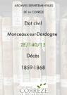 Décès (1859-1868)