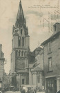 Brive-la-Gaillarde : "Corrèze - 11 - Brive - Le clocher de l'église Saint-Martin".