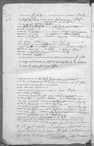 Mariages (1801-1842)