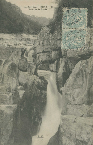 Bort-les-Orgues : "La Corrèze - Bort - 3 - Saut de la Saule".