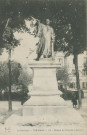 Treignac : "La Corrèze - Treignac - 13 - Statue de Charles Lachaud".
