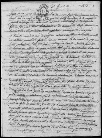 Mariages (1793-1802)
