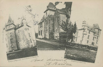 Rosiers-d'Egletons : "La Corrèze illustrée - Rosiers-d'Egletons, le château de Maumont - Pandrignes, le château de Larochette - Clergoux, le château de Sédières (orphelinat agricole)".