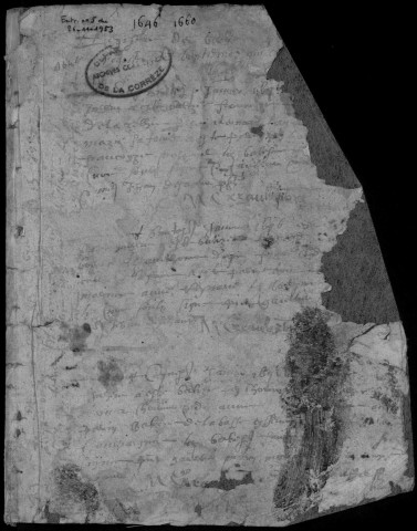 Baptêmes, mariages, sépultures (1646-1690)