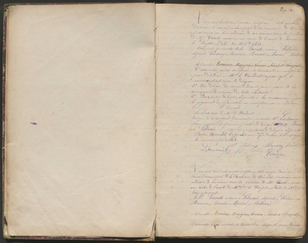 Délibérations du conseil municipal. 4 décembre 1881-11 juin 1899
