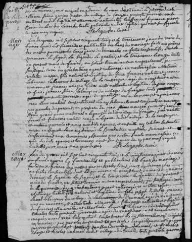 Baptêmes, mariages, sépultures (1753-1772)