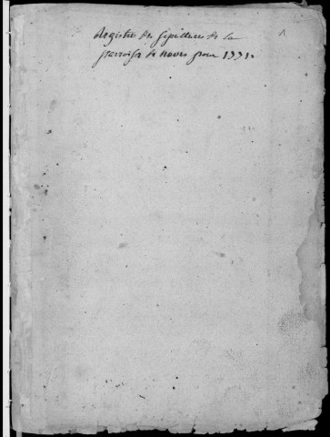 Sépultures (1750-1771)