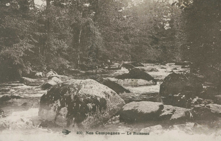 Corrèze : "400. Nos campagnes - Le ruisseau".