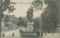 Tulle : "Corrèze - 9 - Tulle - Promenade et monument Lovy".