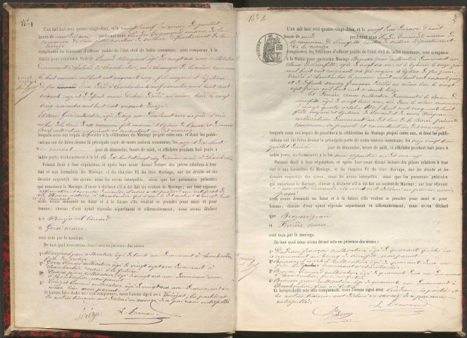 Mariages (1882-1902)