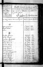 Tables décennales des naissances (1813-1822)